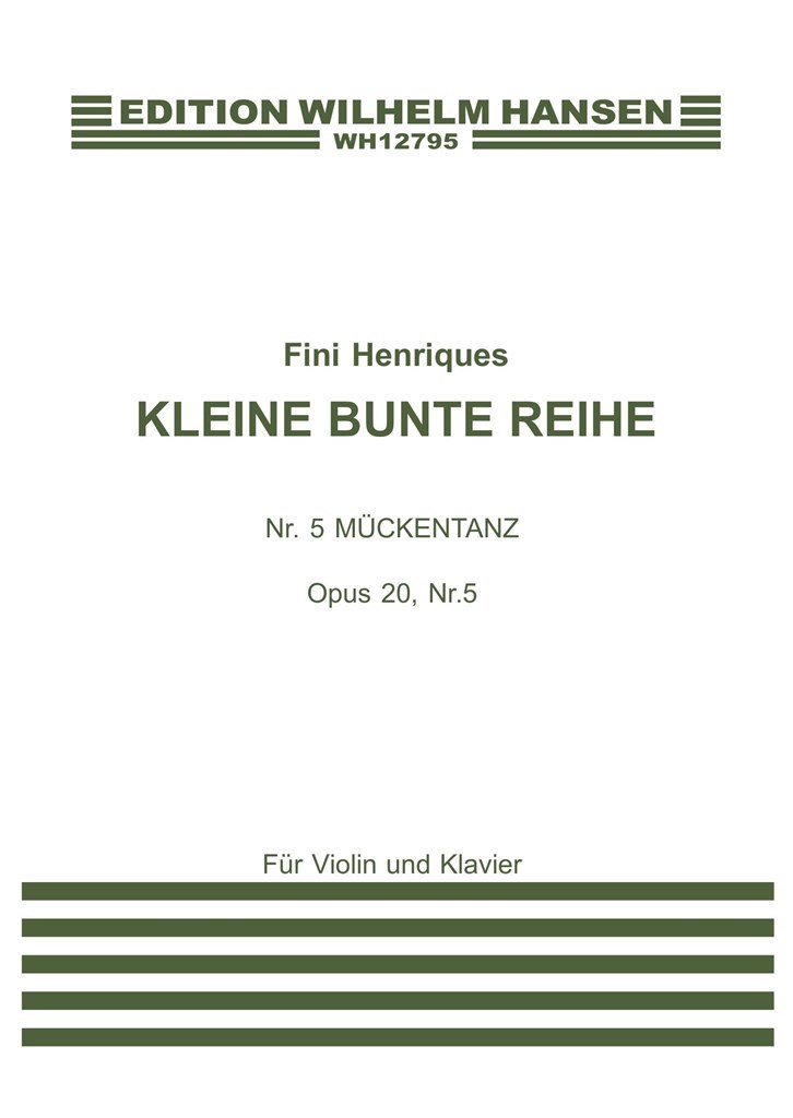 Kleine Bunte Reihe Op. 20 No. 5